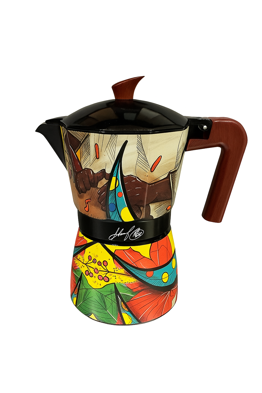 Coffee Maker Floral
